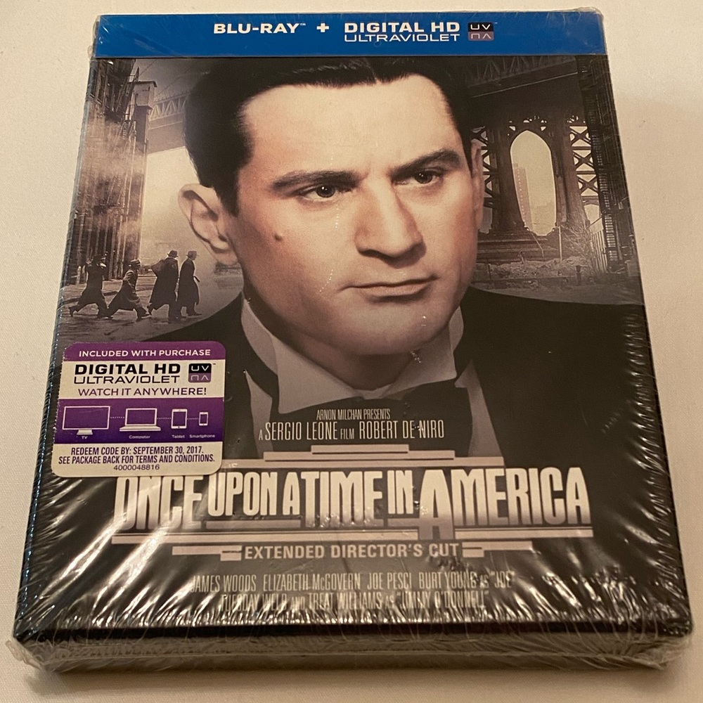NWT Once Upon a Time In America (Blue Ray Ultra Violet) Number of Dics 2. - Picture 4 of 6